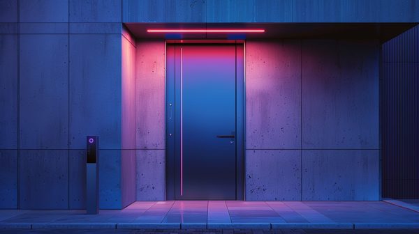 Porte avec empreinte digitale : sécurité et confort